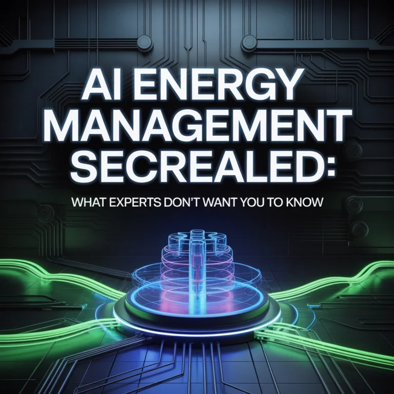 AI Energy Management Secrets Revealed: What Experts Don't Want You to Know