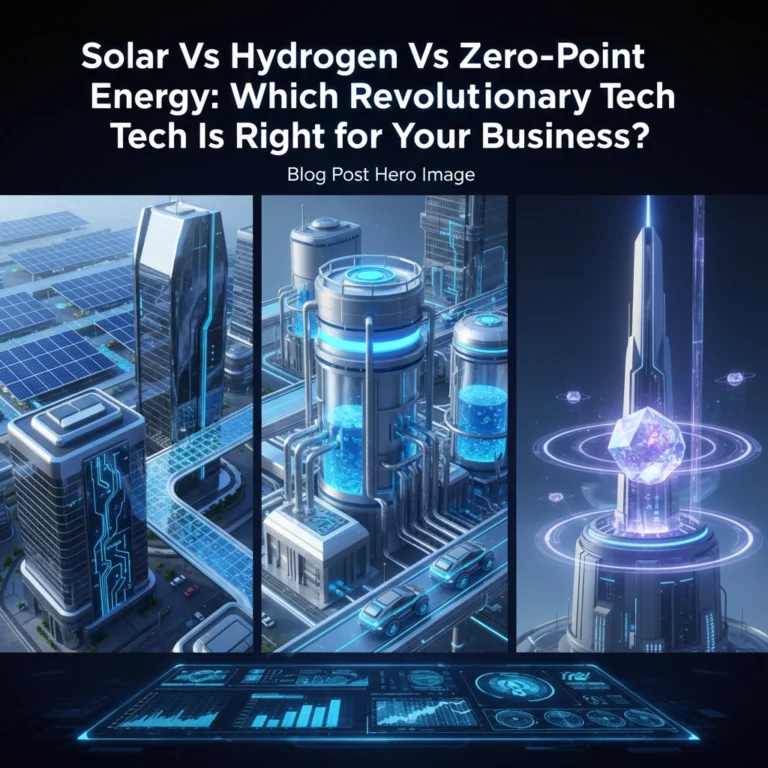 Solar Vs Hydrogen Vs Zero-Point Energy: Which Revolutionary Tech Is Right for Your Business?