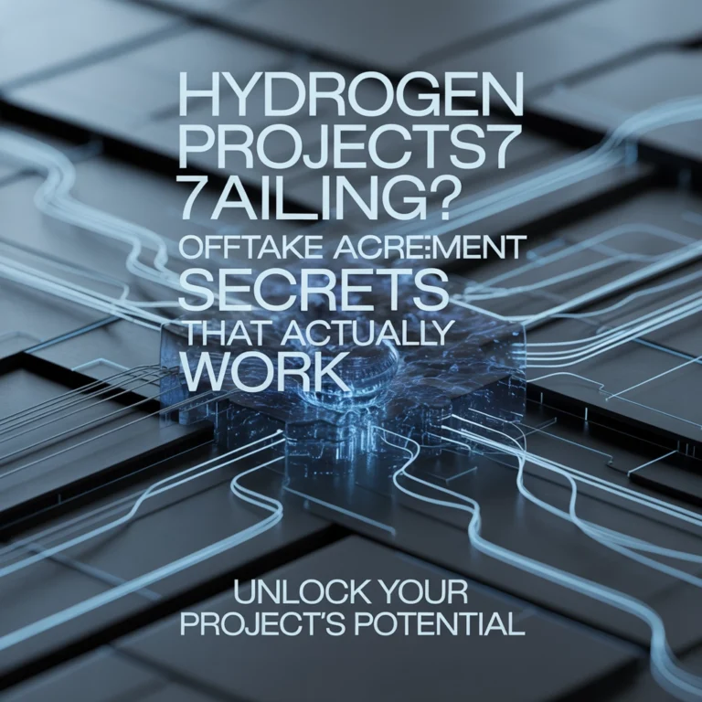 Hydrogen Projects Failing? 7 Offtake Agreement Secrets That Actually Work