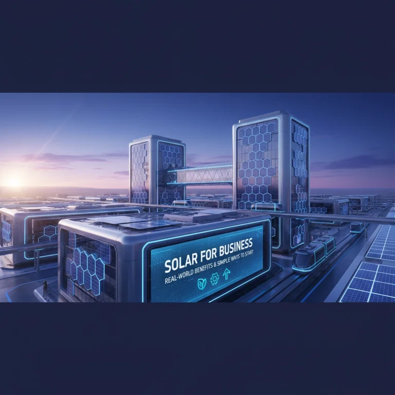 Solar for Business: Real-World Benefits & Simple Ways to Start