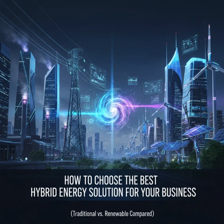 How to Choose the Best Hybrid Energy Solution for Your Business (Traditional vs. Renewable Compared)