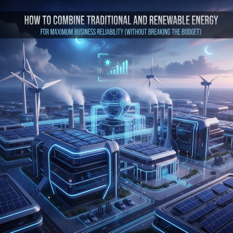 How to Combine Traditional and Renewable Energy for Maximum Business Reliability (Without Breaking the Budget)